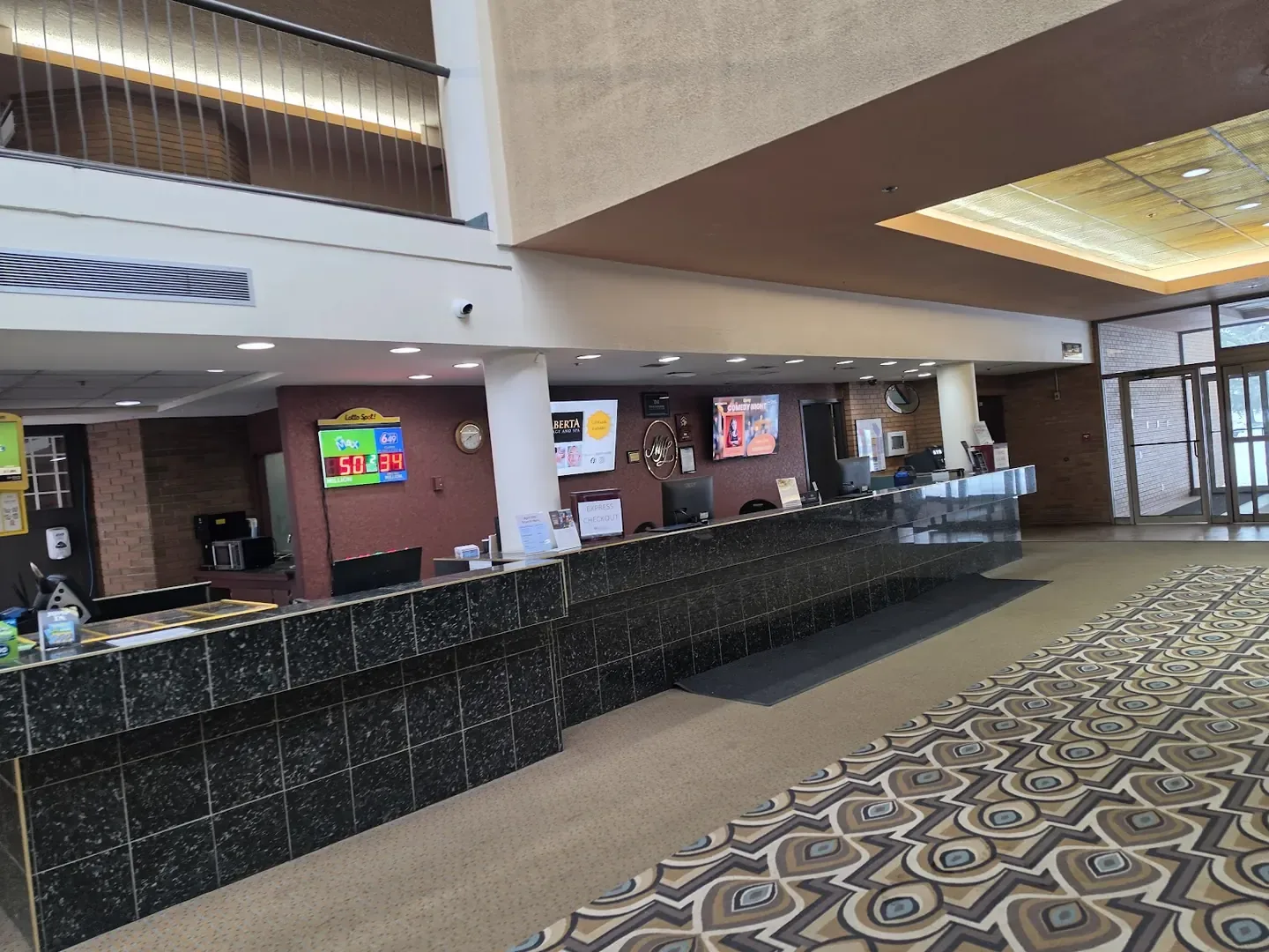 Resort grounds in Medicine Hat, Alberta