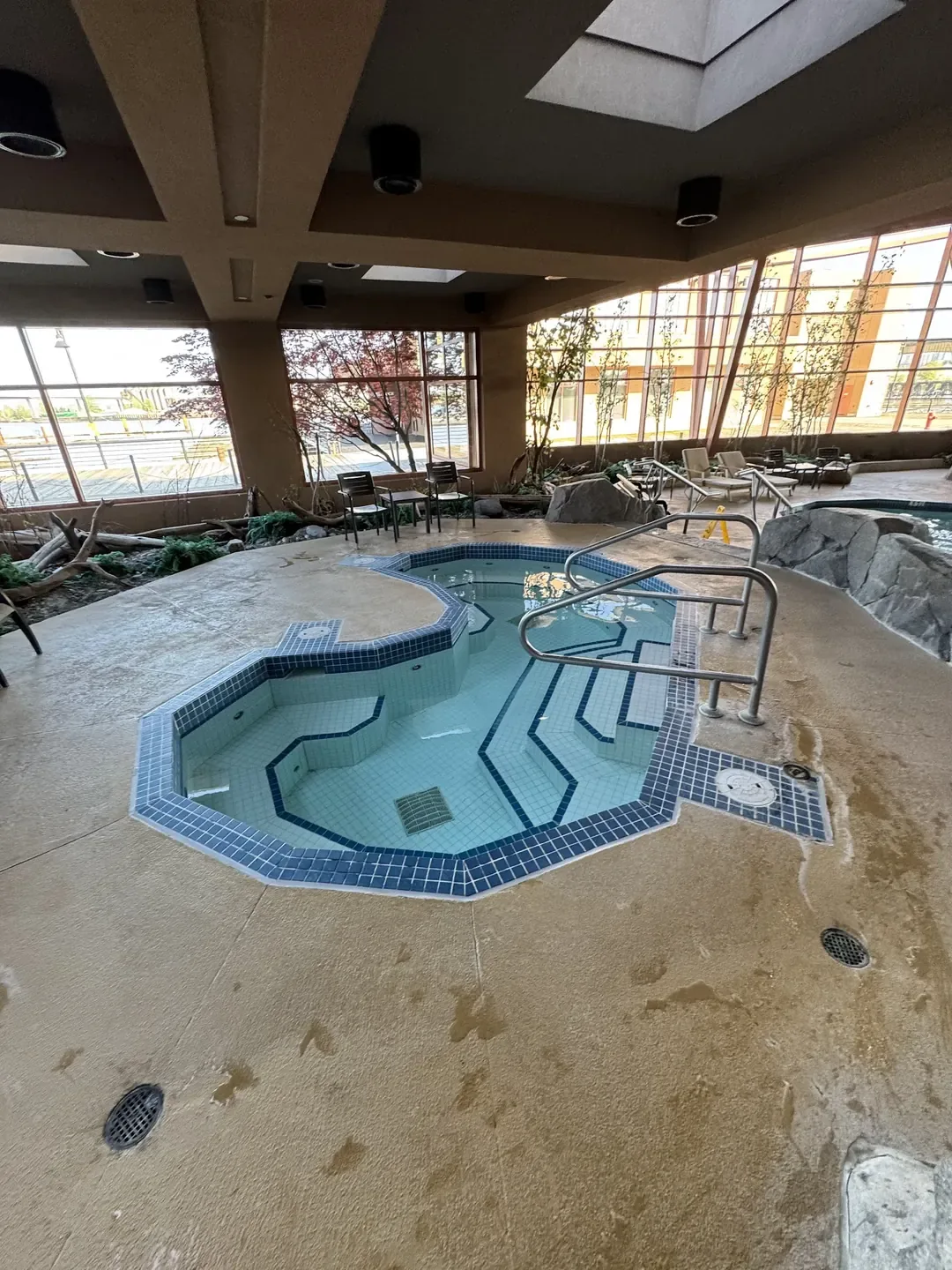 Interior public space at a waterfront resort in Richmond